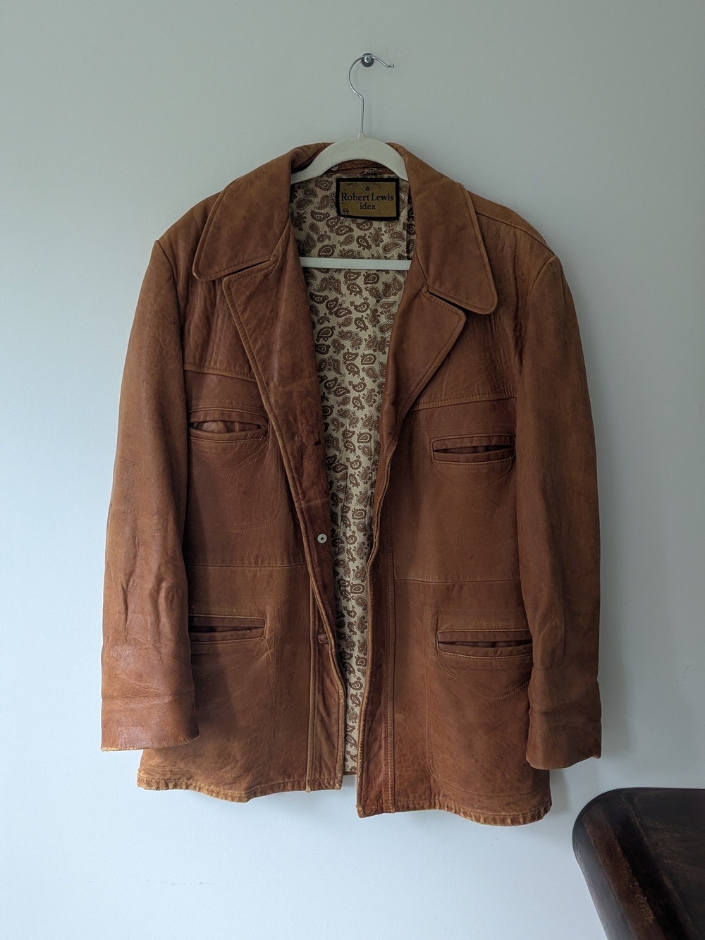 Vintage Leather Blazer - A Robert Lewis Idea